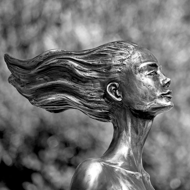 Statuelle décorative moderne en bronze